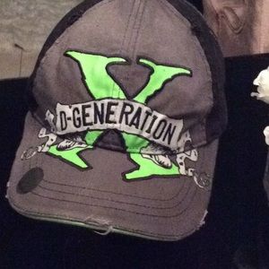 D-Generation X hat strap back rugged style